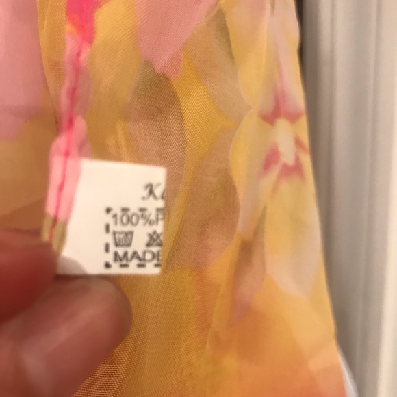 Floral Summer Scarf - Picture 3 of 5